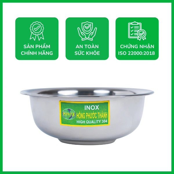 Chén inox 304