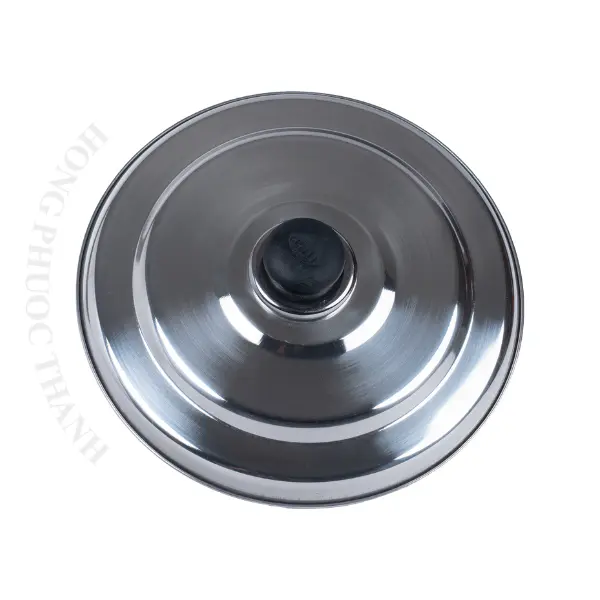 Nắp inox nút đen