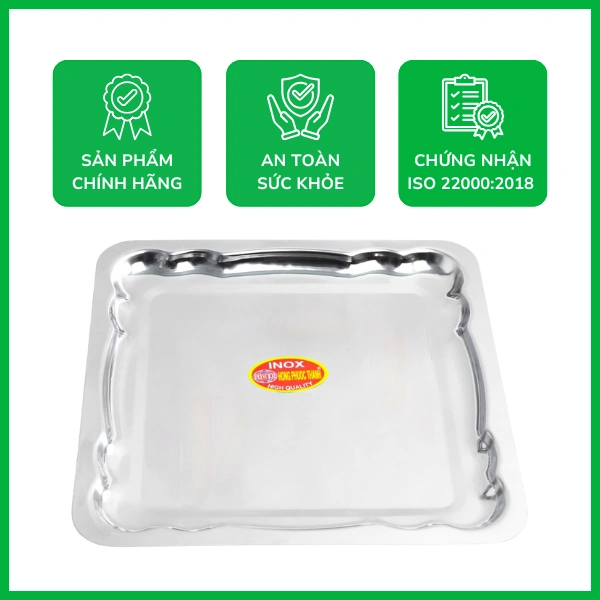 Khay cồn vuông inox 430 giá sỉ