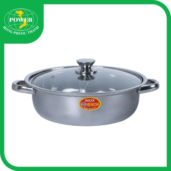 nồi lẩu inox 2 ngăn