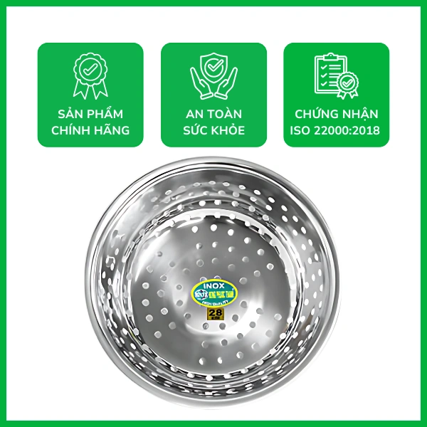 Rổ sâu inox 304 cao cấp, giá sỉ
