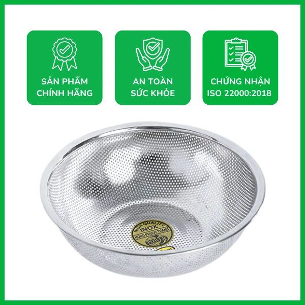 Rổ lưới inox 201 tiện lợi, chất lượng cao