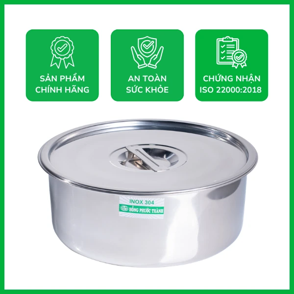 Thố cơm inox 304 cao cấp