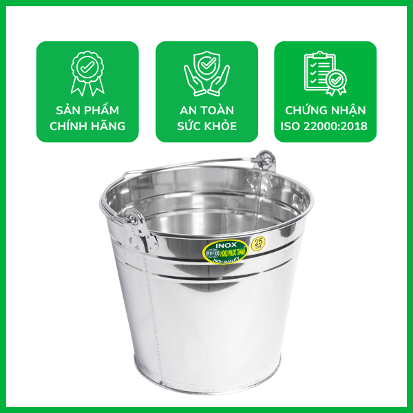 Xô đá inox 201 chất lượng