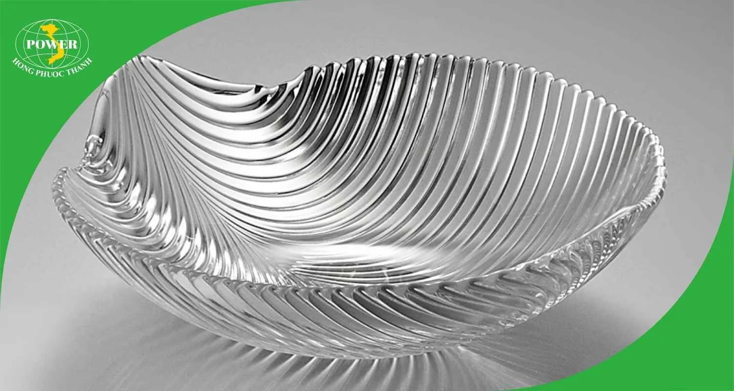 Bát đĩa pha lê trong suốt