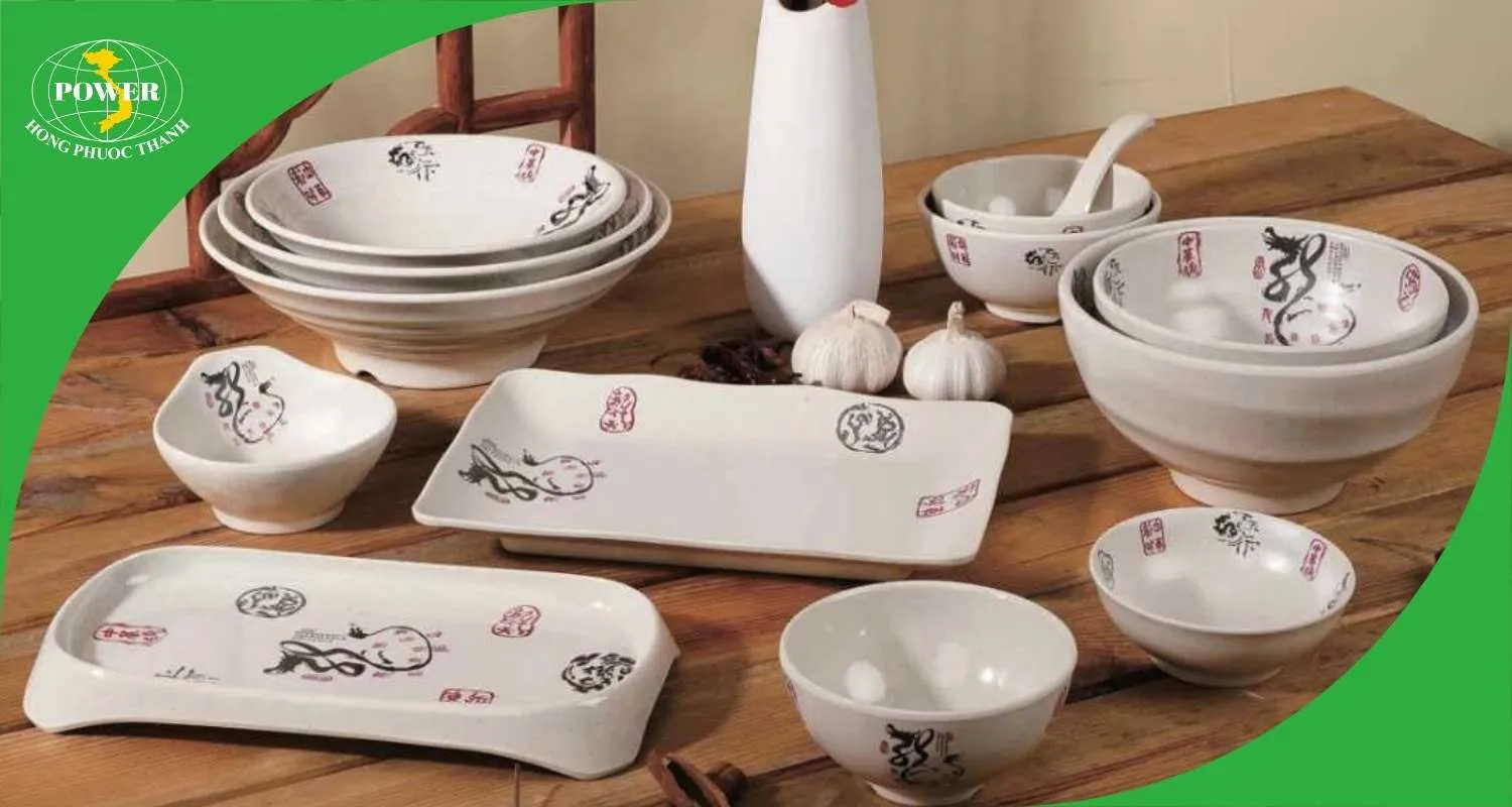 Bộ melamine kiểu Trung