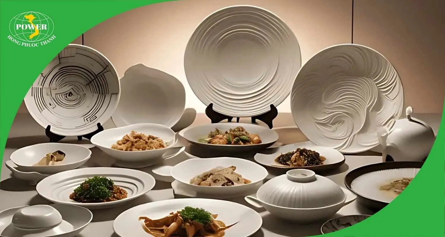 Bộ bát đĩa dành cho nhà hàng phục vụ các món Á