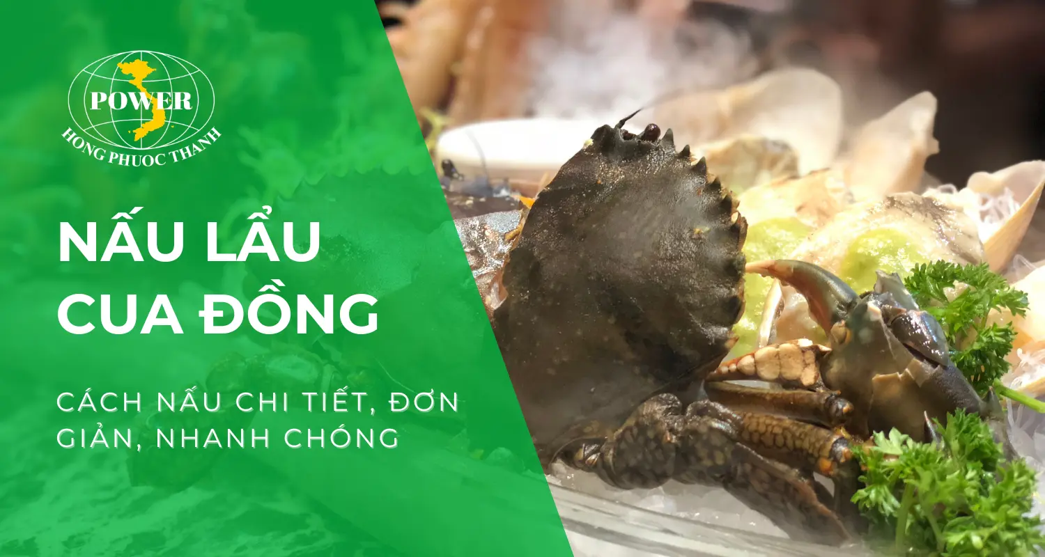 cách nấ lẩu cua đồng ngon miệng, nhanh chóng