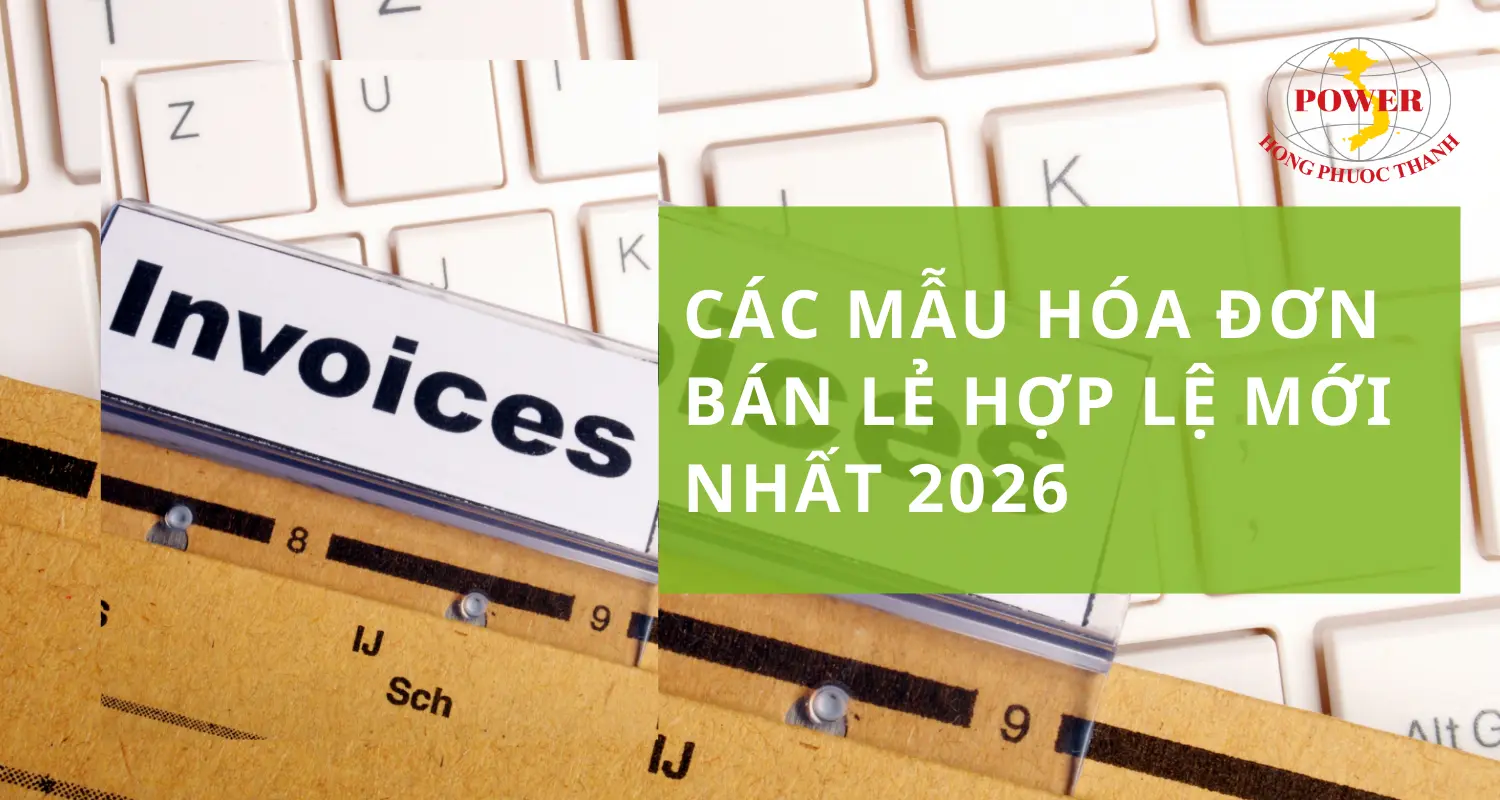 Tải các mẫu hóa đơn bán lẻ hợp lệ mới nhất 2026
