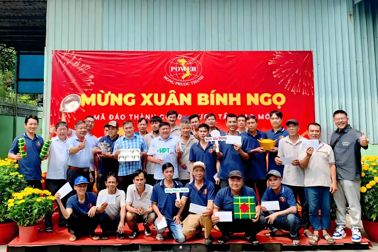 công ty hồng phước thành trao quà tết