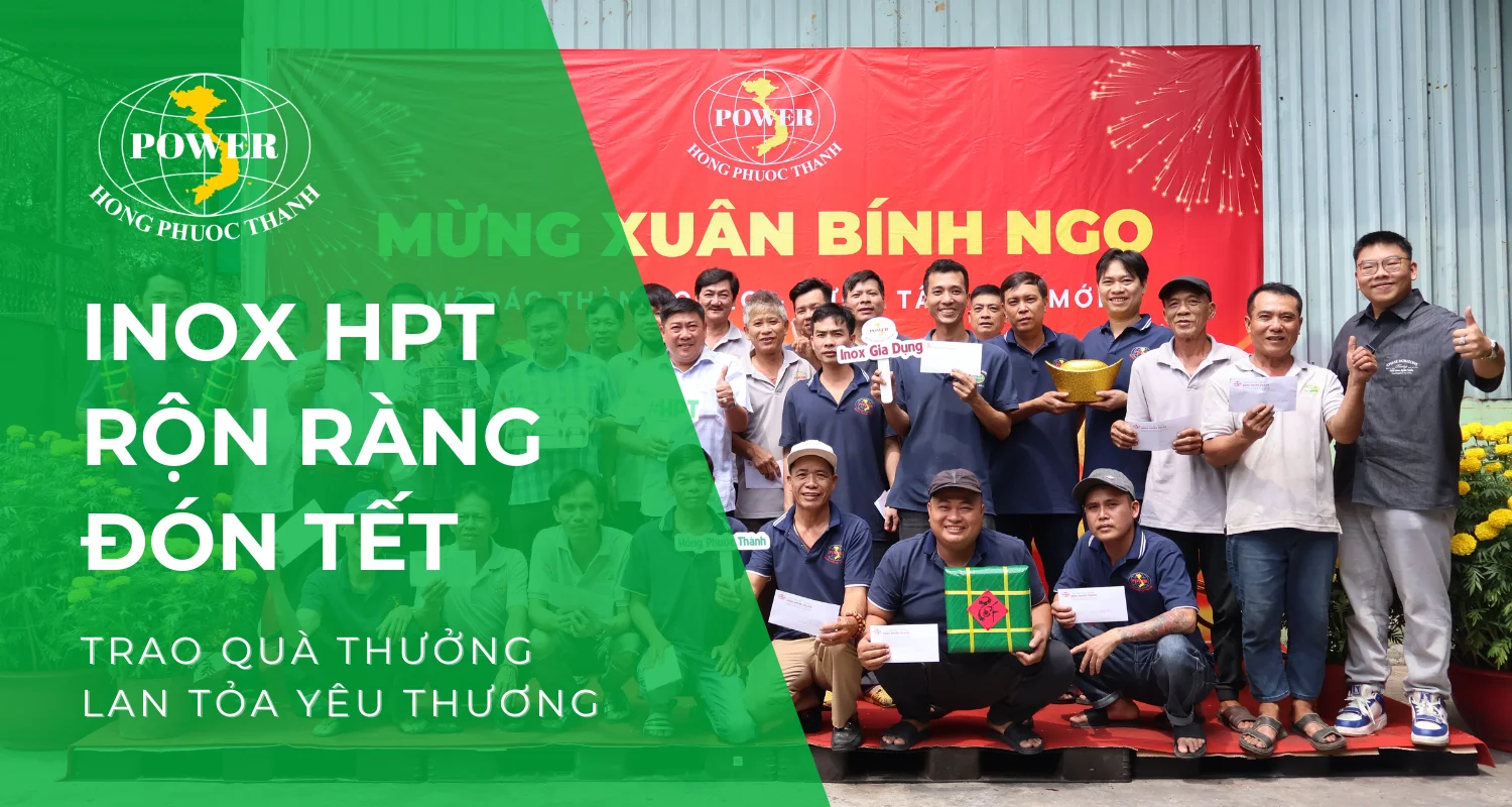 inox hpt rộn ràng đón tết, trao quà nghĩa tình